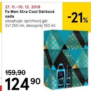 Dárková kazeta pánská Xtra Cool Fa Men