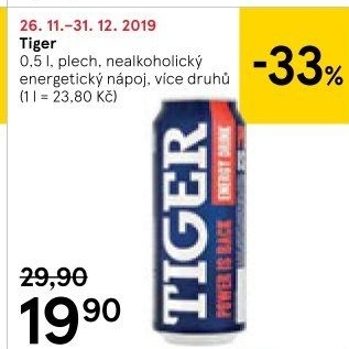 Energetický nápoj Tiger