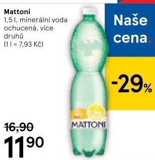 Ochucená voda Mattoni