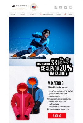 akční leták ALPINE PRO 3.12.2019-31.12.2019