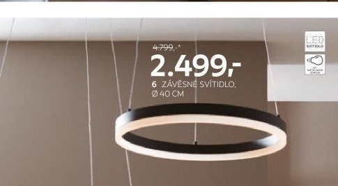 LED ZÁVĚSNÉ SVÍTIDLO