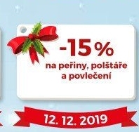 -15% na peřiny, polštáře a povlečení