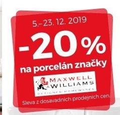 -20% na porcelán značky Maxwell Williams