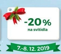 -20% na svítidla