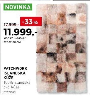 Patschwork Islandská kůže