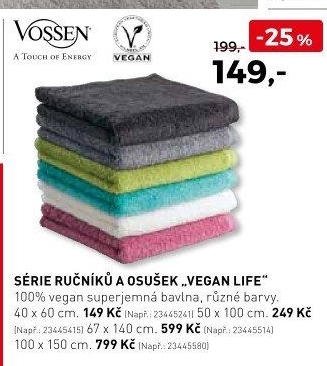 Ručníky a osušky Vegan life
