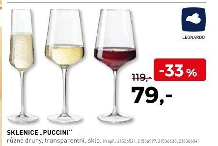 Sklenice Puccini