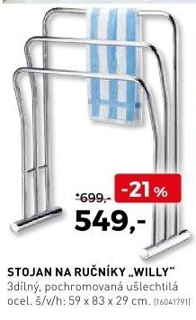Stojan an ručníky Willy