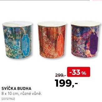 Svíčka Budha