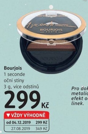 Oční stíny 1 Seconde Bourjois