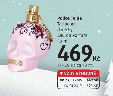Parfémovaná voda dámská To Be Tattooart Police