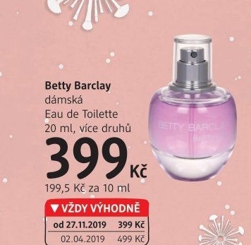 Toaletní voda dámská Betty Barclay