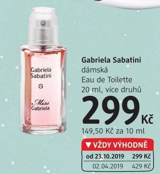 Toaletní voda dámská Gabriela Sabatini