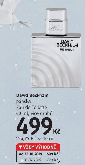 Toaletní voda pánská David Beckham