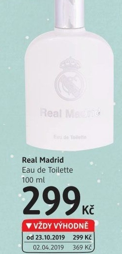 Toaletní voda pánská Real Madrid
