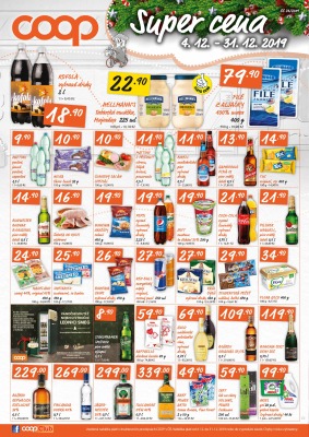 akční leták COOP 4.12.2019-31.12.2019