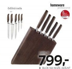 Blok na nože s noži Homeware Professional
