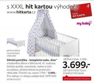 Dětská postýlka My Baby Lou