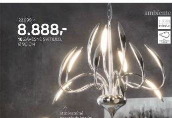 LED závěsné svítidlo Ambiente