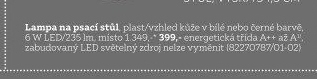 LED LAMPA NA PSACÍ STŮL