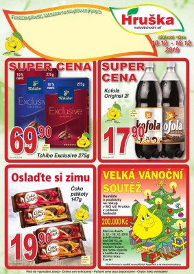 akční leták Hruška 10.12.2019-16.12.2019