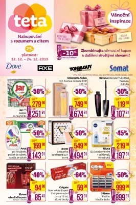 akční leták Teta drogerie 12.12.2019-24.12.2019