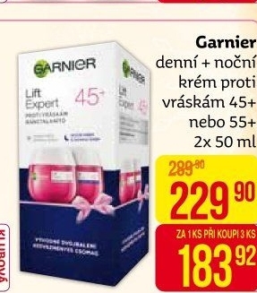Balení krém denní a noční proti vráskám Garnier