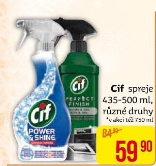 Čističe ve spreji Cif