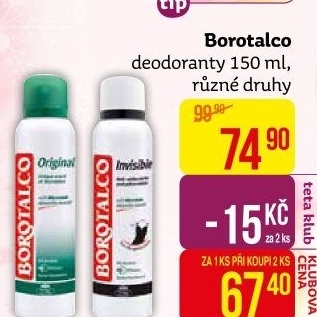 Deodorant sprej Borotalco