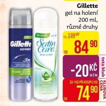 Gel na holení Gillette