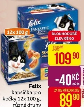 Kapsičky pro kočky Felix Purina