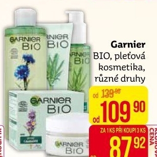 Kosmetika pleťová Garnier Bio