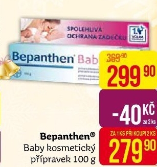 Mast proti opruzeninám Baby Bepanthen