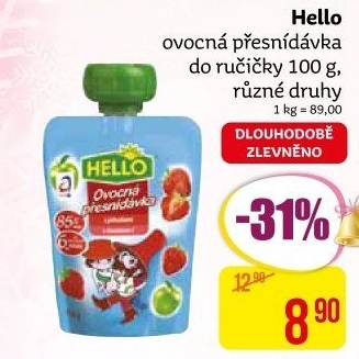 Ovocná kapsička Hello