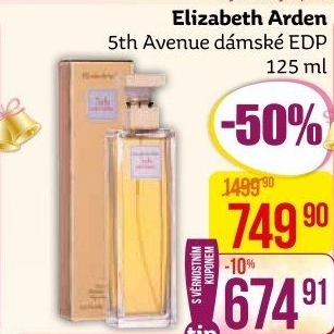 Parfémovaná voda dámská 5th Avenue Elizabeth Arden
