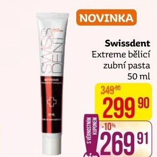 Pasta na zuby Extreme Whitening Swissdent