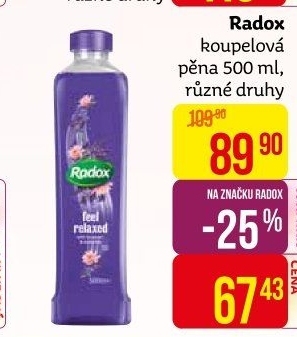 Pěna do koupele Radox