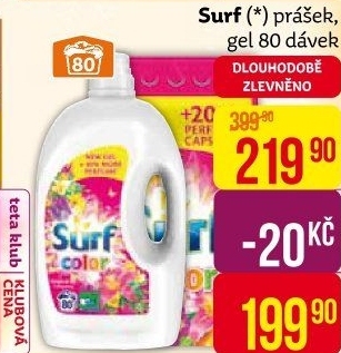 Prací gel Surf