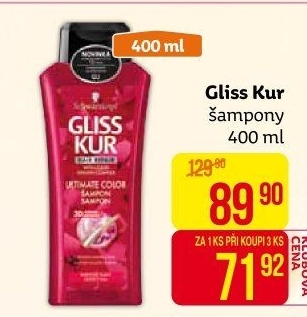 Šampon Gliss Kur Schwarzkopf