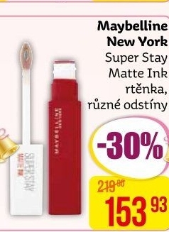 Tekutá rtěnka Superstay Matte Ink Maybelline