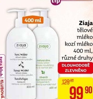 Tělové mléko Ziaja