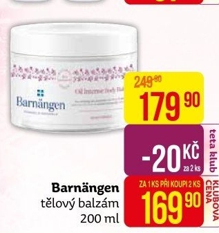 Tělový balzám Barnängen