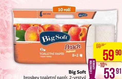 Toaletní papír 2vrstvý Big Soft
