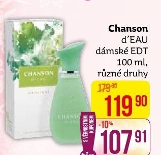 Toaletní voda dámská Eau Chanson