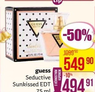Toaletní voda dámská Seductive Sunkissed Guess