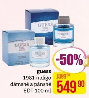 Toaletní voda pánská 1981 Indigo Guess
