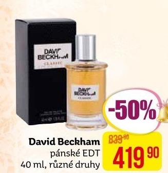 Toaletní voda pánská David Beckham