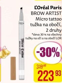 Tužka na obočí Brow Artist Micro tattoo L'