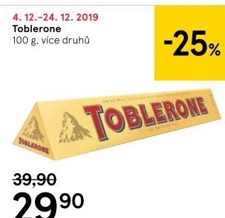Čokoláda Toblerone