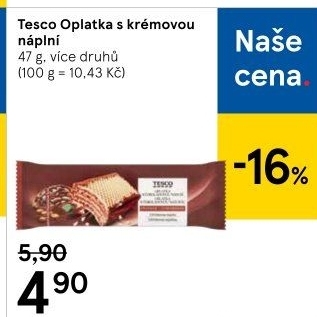 Oplatka Tesco